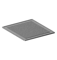 Diamond Branderplaat | OPTIMA 900 | Gegroefd (1 Brander) | 370x370mm