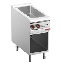 Diamond Bain-Marie | OPTIMA 900 | Elektrisch | 1/1 GN + 1/3 GN | 30°C/90°C | 2.5kW (230V) | Aftapkraan | Open Onderkast | 400x900x850/877(h)mm 