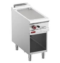 Diamond Bak-/Grillplaat | OPTIMA 900 | Gas | Glad Oppervlak 380x720 (Gietijzer) | 9.2kW | Piëzo Ontsteking | Open Onderkast | 400x900x850/952(h)mm