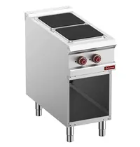 Diamond Fornuis | OPTIMA 900 | Elektrisch | 2 Kookpunten (300x300) | 6kW (400V) | Open Onderkast | 400x900x850/877(h)mm