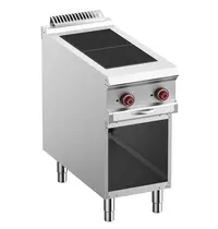 Diamond Fornuis | OPTIMA 900 | Elektrisch | 2 Kookpunten (300x300) | 5kW (400V) | Open Onderkast | 400x900x850/925(h)mm