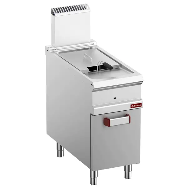 Friteuse | OPTIMA 900 | Gas | 18L | 90°C/190°C | 18kW | Piëzo Ontsteking | Aftapkraan | 400x900x850/1177(h)mm