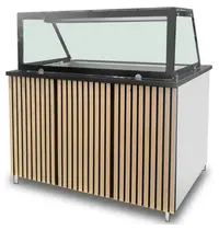 UNNINOX Bain-Marie | Elektrisch | 3x 1/1 GN | 30°C/85°C | 2.4kW (230V) | Aftapkraan | Gesloten Onderkast | 1230x820x855(h)mm 