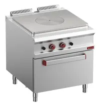 Diamond Doorkookplaat + Oven | OPTIMA 900 | Gas | 12kW + 2/1 GN Oven (7kW) | Piëzo Ontsteking | 800x900x850/927(h)mm