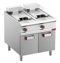 Diamond Friteuse | OPTIMA 900 | Elektrisch | 18+18L | 100°C/180°C | 32kW (400V) | Aftapkranen | 800x900x850/972(h)mm 