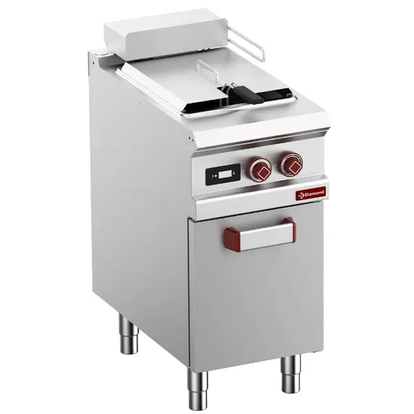 Friteuse | OPTIMA 900 | Elektrisch | 21L | 100°C/180°C | 22.5kW (400V) | Aftapkraan | Digitaal | 400x900x850/972(h)mm