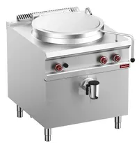 Diamond Kookketel | OPTIMA 900 | Gas | 100L | Directe Verhitting | 21kW | Piëzo Ontsteking | Vulkraan + Aftapkraan | 800x900x850/983(h)mm