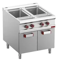 Diamond Pastakoker | OPTIMA 900 | Elektrisch | 2x 40L | 18kW (400V) | Vulkranen + Aftapkranen | 800x900x850/877(h)mm