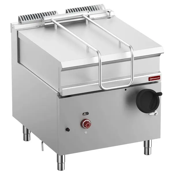 Kantelbare Braadpan | OPTIMA 900 | Gas | 80L | 90°C/300°C | 20kW | Piëzo Ontsteking | Vulkraan | 800x900x850/928(h)mm