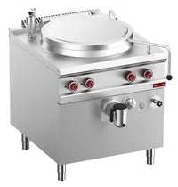 Diamond Kookketel | OPTIMA 900 | Elektrisch | 100L | Indirecte Verhitting | 14.4kW (400V) | Vulkraan + Aftapkraan | 800x900x850/1039(h)mm