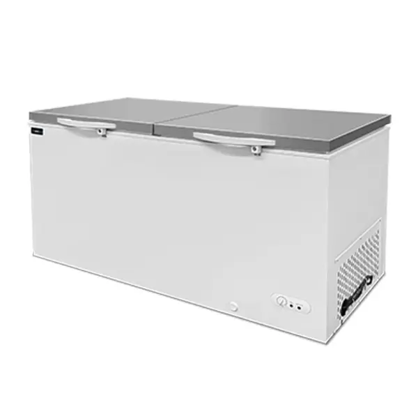 Vrieskist | Wit/RVS | 610L | -18°C/-25°C | Statisch | Kanteldeksels | 1805x720x830(h)mm