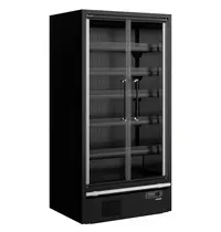 Tefcold Wandkoeling | GALAXY+ | Zwart | -1°C/+5°C | Geforceerd | Draaideuren | Koppelbaar | Optionele Eilandopstelling | 1018x750x2040(h)mm 