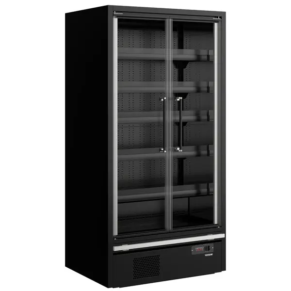 Wandkoeling | GALAXY+ | Zwart | -1°C/+5°C | Geforceerd | Draaideuren | Koppelbaar | Optionele Eilandopstelling | 1018x750x2040(h)mm