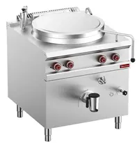 Diamond Kookketel | OPTIMA 900 | Elektrisch | 150L | Indirecte Verhitting | 14.4kW (400V) | Vulkraan + Aftapkraan | 800x900x850/1039(h)mm 