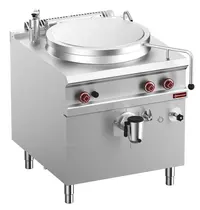 Diamond Kookketel | OPTIMA 900 | Gas | 100L | Indirecte Verhitting | 21kW | Piëzo Ontsteking | Vulkraan + Aftapkraan | 800x900x850/1039(h)mm 