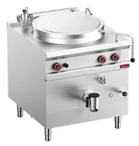 Diamond Kookketel | OPTIMA 900 | Gas | 150L | Indirecte Verhitting | 21kW | Piëzo Ontsteking | Vulkraan + Aftapkraan | 800x900x850/1039(h)mm 