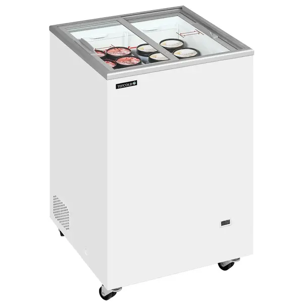 Vrieskist | ICECREAM | 108L | Wit | -14°C/-24°C | Statisch | Schuifdeksels (Vlak) | 570x570x897(h)mm