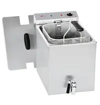 Diverso by Diamond Friteuse | Elektrisch | 8L | 0°C/190°C | 3kW (230V) | Aftapkraan | 265x445x350(h)mm