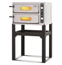 Italforni Pizzaoven | EK | Elektrisch | 4-6x Ø32cm/Bakkamer | 0°C/450°C | 400V | Incl.  Onderstel