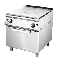 Virtus Doorkookplaat + Oven | SHOWROOMMODEL | Gas | Plaat (9kW) + 2/1 GN Oven (8kW) | 800x730x870(h)mm