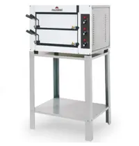 Italforni Pizzaoven | FAST | Elektrisch | 4+4x Ø25cm | 0°C/450°C | 6kw (400V) | 785x630x1410(h)mm