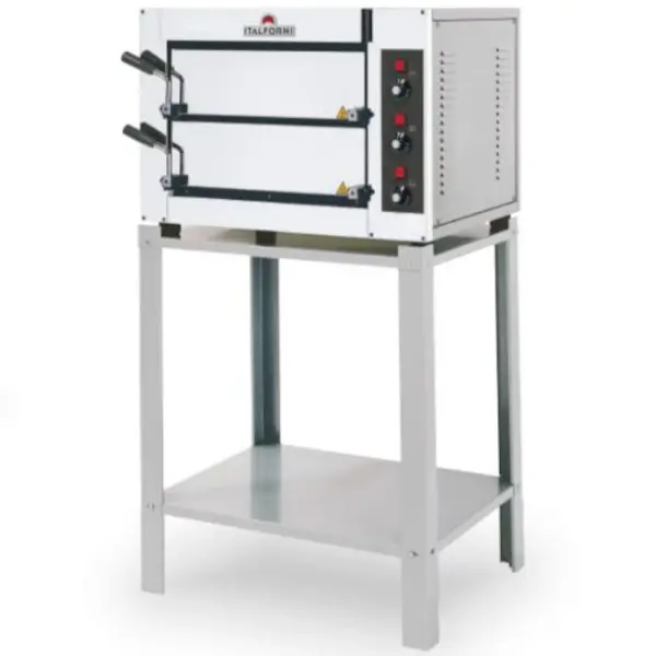 Pizzaoven | FAST | Elektrisch | 4+4x Ø25cm | 0°C/450°C | 6kw (400V) | 785x630x1410(h)mm