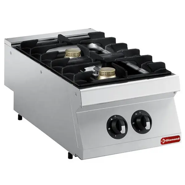 Fornuis | MAXIMA 700+ | Gas | 2 Branders (2x 5.5kW) | Waakvlam | 400x700x274/309(h)mm