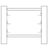 Italforni Onderstel | RVS | Italforni WINDY 20 Niveaus | 1135x935x725(h)mm