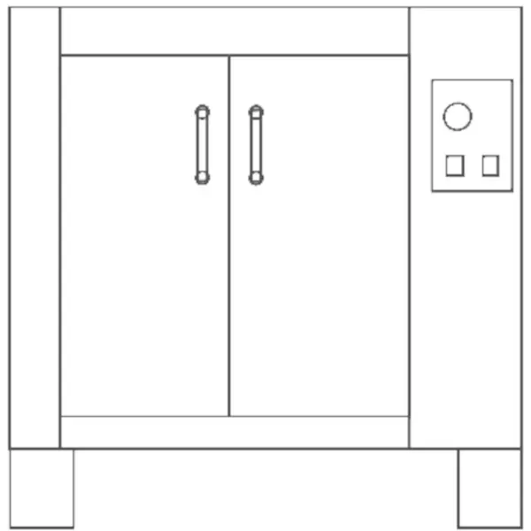 Rijskast | RVS | Italforni WINDY 6/10 Niveaus | 900x850x780(h)mm