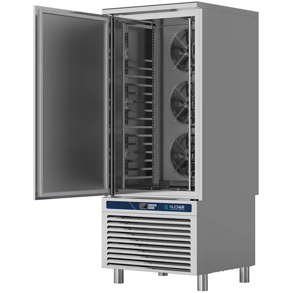Blastchiller | COMPACT-LINE | 15 Niveaus (EN/GN) | 75kg Koelen / 50kg Vriezen | 3.5kW (400V) | 800x813x1935(h)mm