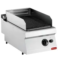 Diamond Lavasteengrill | MAXIMA 700+ | Gas | Oppervlak 330x540 (Gietijzer) | 7kW | Piëzo Ontsteking | 400x700x275/396(h)mm