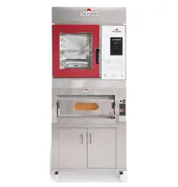Italforni Modulaire Bakkerij Oven | TOTEM | 6 Niveaus (EN/GN) + 1 Niveau (2x EN600x400) | Elektrisch | ≤270/450°C | 14.1kW (400V) | Bevochtiging (Automatisch) | Zelfreiniging | Touchscreen