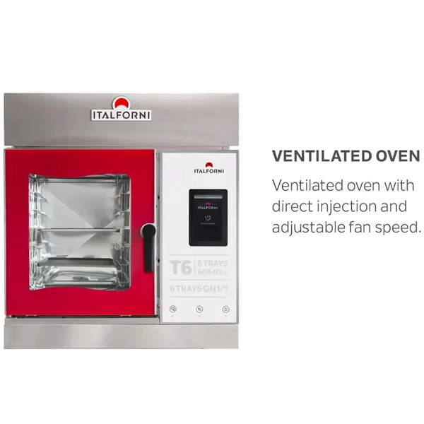 Modulaire Bakkerij Oven | TOTEM | 6 Niveaus (EN/GN) + 1 Niveau (2x EN600x400) | Elektrisch | ≤270/450°C | 14.1kW (400V) | Bevochtiging (Automatisch) | Zelfreiniging | Touchscreen