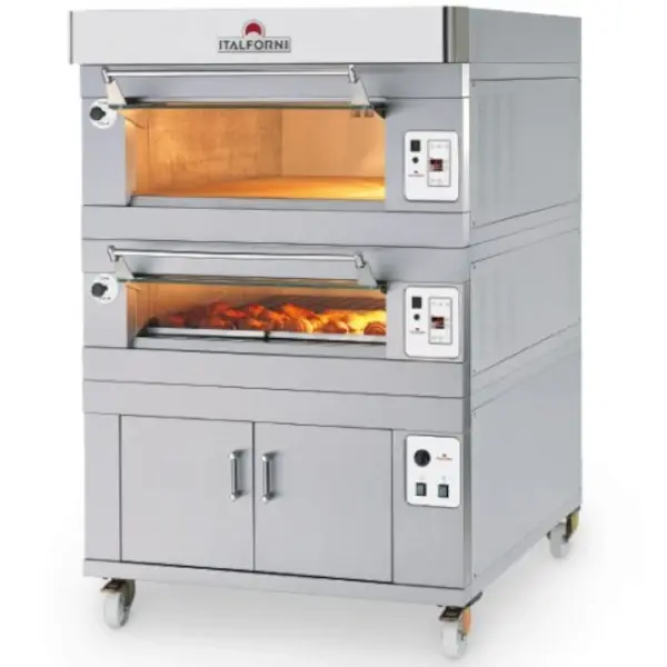 Modulaire Bakkerij Oven | PASTFOOD | 2 Niveaus (3x EN600x400) | Elektrisch | 0°C/450°C | 15.6kW (400V) | Stapelbaar