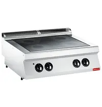 Diamond Glaskeramisch Fornuis | MAXIMA 700+ | 4 Kookpunten | 8.8kW (400V) | 800x700x275/332(h)mm