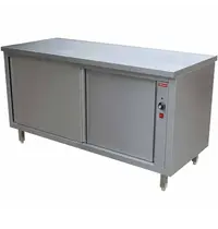 Diamond Warmhoudkast | RVS | 30°C/65°C | Geventileerd | Schuifdeuren | 2.5kW/230V | 1200x600x880/900(h)mm