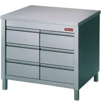 Diamond Werkbank | RVS | Laden | 1000x700x880/900(h)mm