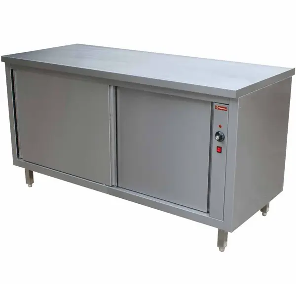 Warmhoudkast | RVS | 30°C/65°C | Geventileerd | Schuifdeuren | 2.5kW/230V | 1400x600x880/900(h)mm