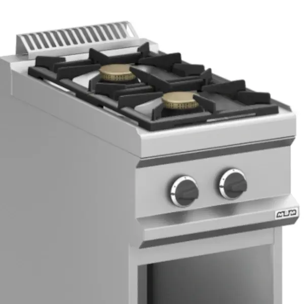 Fornuis | MAGISTRA PLUS 700 | Gas | 2 Branders (2x 5.5kW) | Waakvlam | Open Onderkast | 400x714x850(h)mm