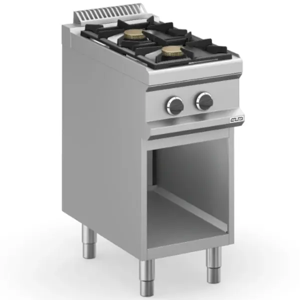 Fornuis | MAGISTRA PLUS 700 | Gas | 2 Branders (2x 7kW) | Waakvlam | Open Onderkast | 400x714x850(h)mm