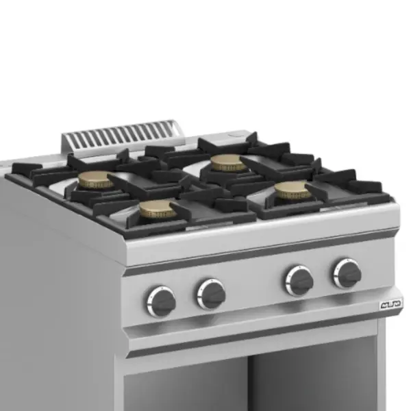 Fornuis | MAGISTRA PLUS 700 | Gas | 4 Branders (4x 5.5kW) | Waakvlam | Open Onderkast | 700x714x850(h)mm