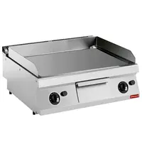 Diamond Bak-/Grillplaat | MAXIMA 700+ | Gas | Glad Oppervlak 730x540 (Verchroomd) | 130°C/300°C | 14kW | Piëzo Ontsteking | 800x700x275/355(h)mm