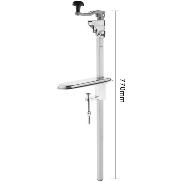 Staartblikopener | RVS |  Tot Hoogte 580 mm | 250x110x770(h)mm