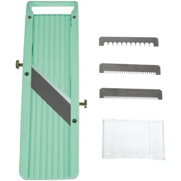 Japanse Mandoline | Kunststof | Schijfjes (1.6-7.5mm) | 305x90x25(h)mm