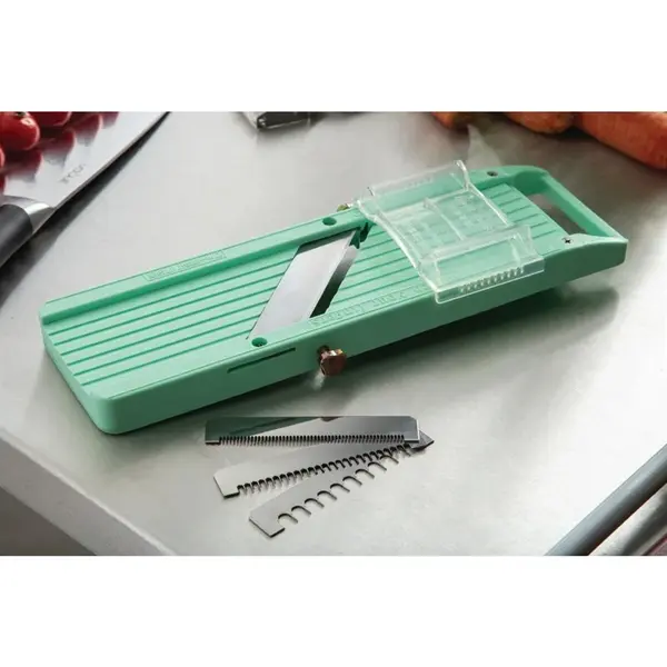 Japanse Mandoline | Kunststof | Schijfjes (1.6-7.5mm) | 305x90x25(h)mm