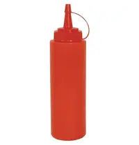 Vogue Doseerfles | Kunststof | Rood | 340ml | Ø58x200(h)mm