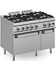 MBM Italy Fornuis + Oven | MAGISTRA PLUS 700 | Gas | 6 Branders (6x 7kW) + 2/1 GN Oven (6kW) | Waakvlam/Piëzo | Neutraal Vak | 1100x714x850(h)mm 