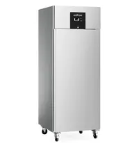 Ecofrost Koelkast | 600L (2/1 GN) | RVS | +2°C/+8°C | Statisch + Ventilator | Wielen (Geremd) | 680x810x2010(h)mm 