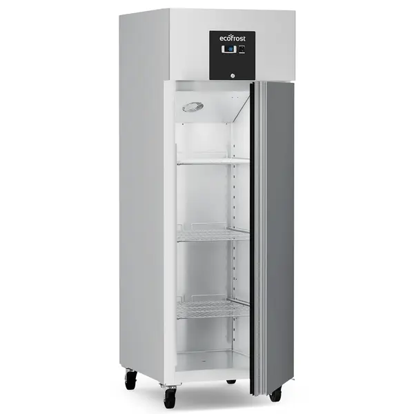 Koelkast | 600L (2/1 GN) | RVS | +2°C/+8°C | Statisch + Ventilator | Wielen (Geremd) | 680x810x2010(h)mm