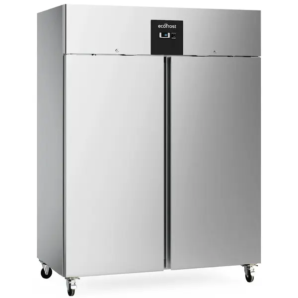 Koelkast | 1200L (2/1 GN) | RVS | +2°C/+8°C | Statisch + Ventilator | Wielen (Geremd) | 1340x810x2010(h)mm